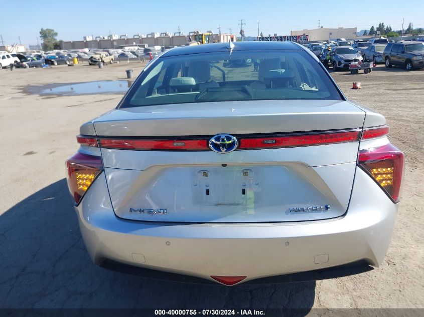 2019 Toyota Mirai VIN: JTDBVRBDXKA006741 Lot: 40000755