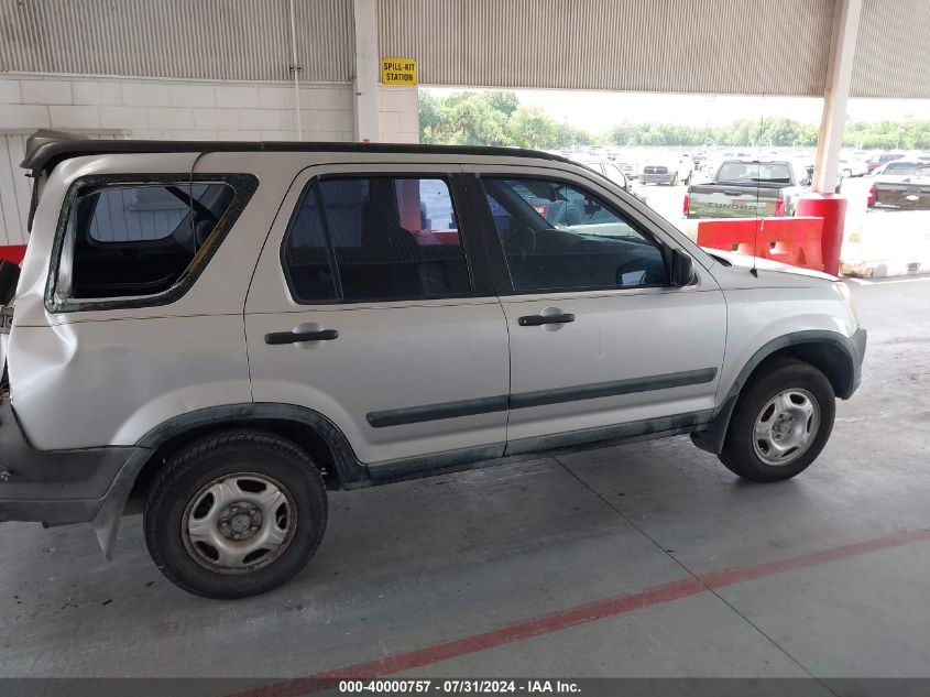 2002 Honda Cr-V Lx VIN: JHLRD68422C006165 Lot: 40000757