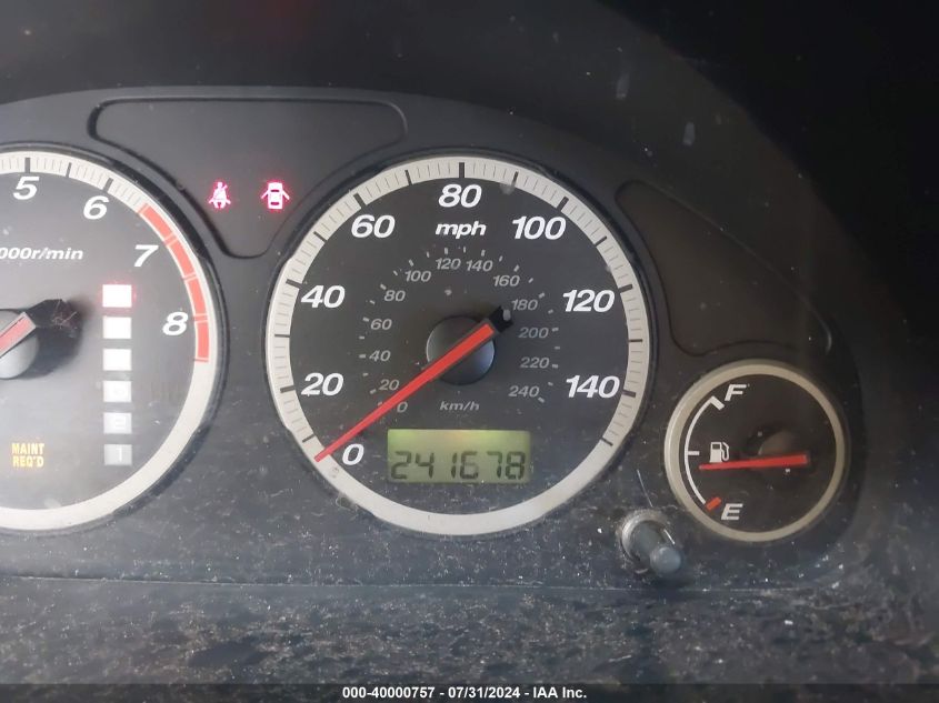 2002 Honda Cr-V Lx VIN: JHLRD68422C006165 Lot: 40000757