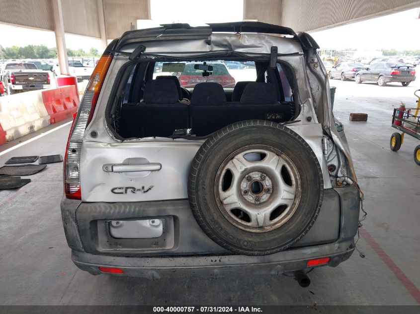 2002 Honda Cr-V Lx VIN: JHLRD68422C006165 Lot: 40000757