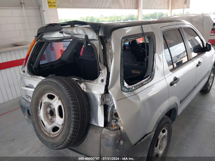 2002 Honda Cr-V Lx VIN: JHLRD68422C006165 Lot: 40000757