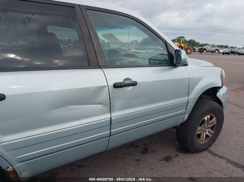 2003 Honda Pilot Ex-L VIN: 2HKYF18523H559449 Lot: 40000768