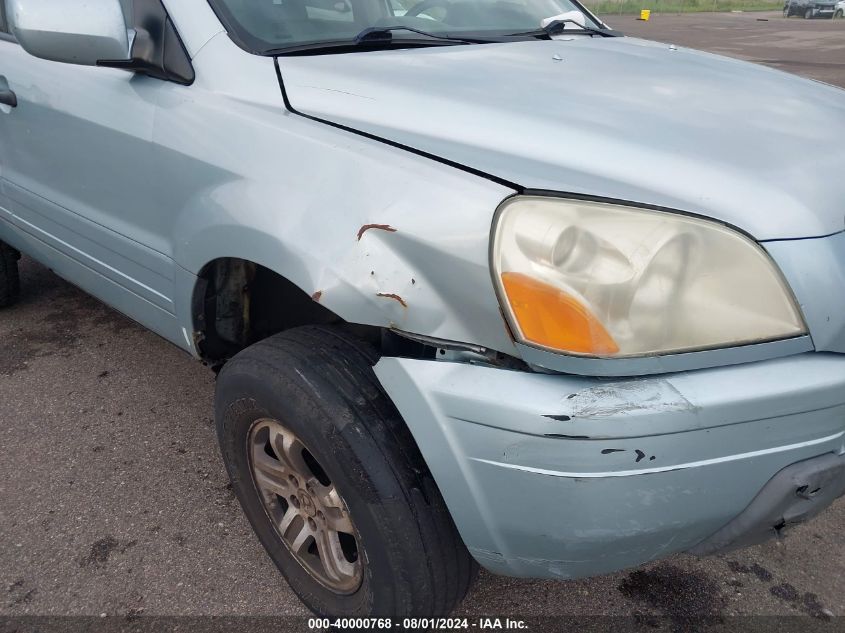 2003 Honda Pilot Ex-L VIN: 2HKYF18523H559449 Lot: 40000768