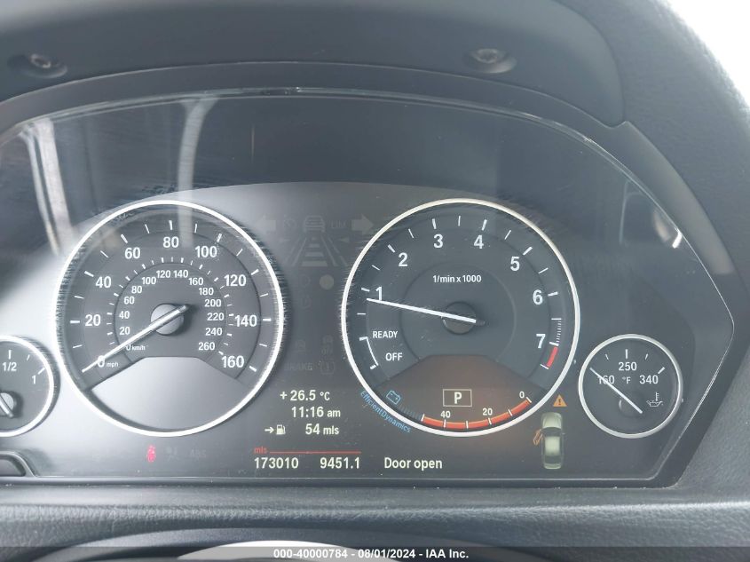 2012 BMW 328I VIN: WBA3C1C54CF432512 Lot: 40000784