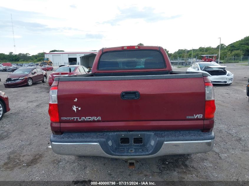 2006 Toyota Tundra Sr5 V8 VIN: 5TBET34156S503488 Lot: 40000798