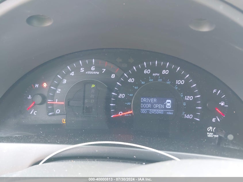 2010 Toyota Camry Xle VIN: 4T1BF3EK9AU055457 Lot: 40000813