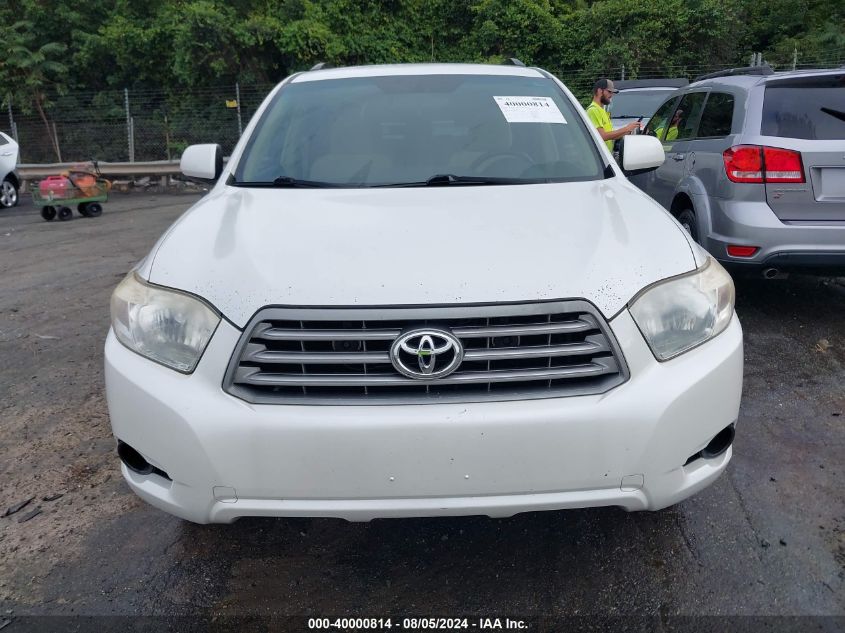 2008 Toyota Highlander VIN: JTEES41A582091812 Lot: 40000814