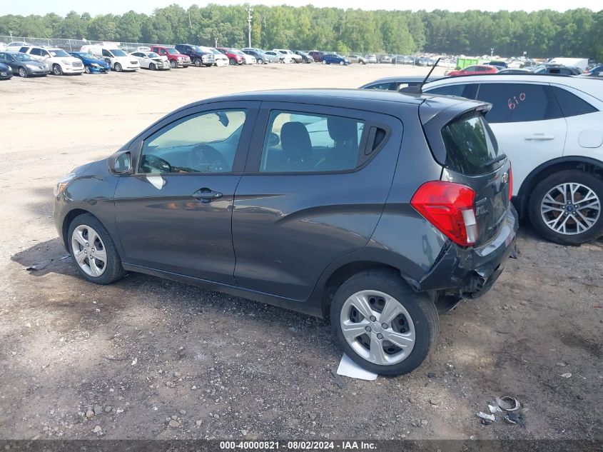 2021 Chevrolet Spark Fwd Ls Automatic VIN: KL8CB6SA9MC707207 Lot: 40000821