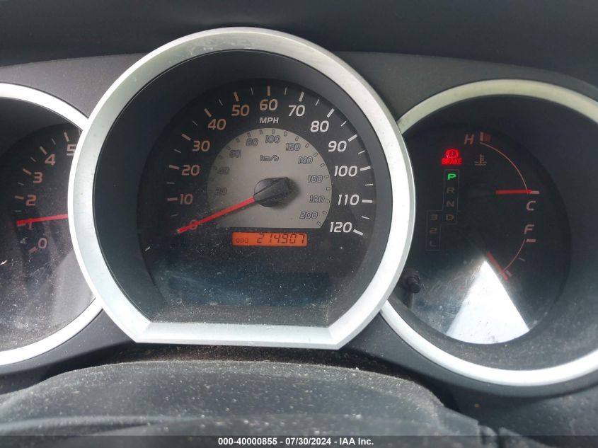 2009 Toyota Tacoma VIN: 5TETX22N09Z671260 Lot: 40000855