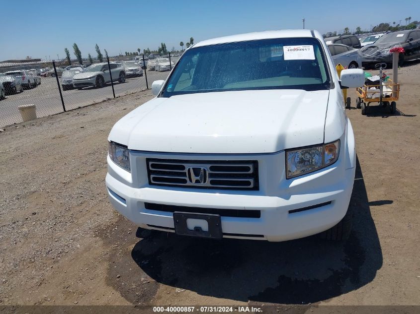 2006 Honda Ridgeline Rts VIN: 2HJYK16416H508443 Lot: 40000857