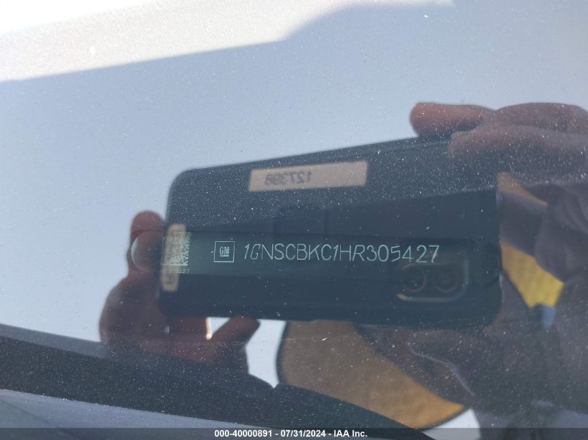 2017 Chevrolet Tahoe Lt VIN: 1GNSCBKC1HR305427 Lot: 40000891