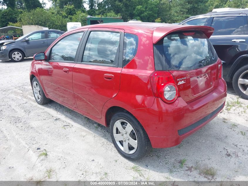 2009 Pontiac G3 VIN: KL2TD66E79B659768 Lot: 40000909