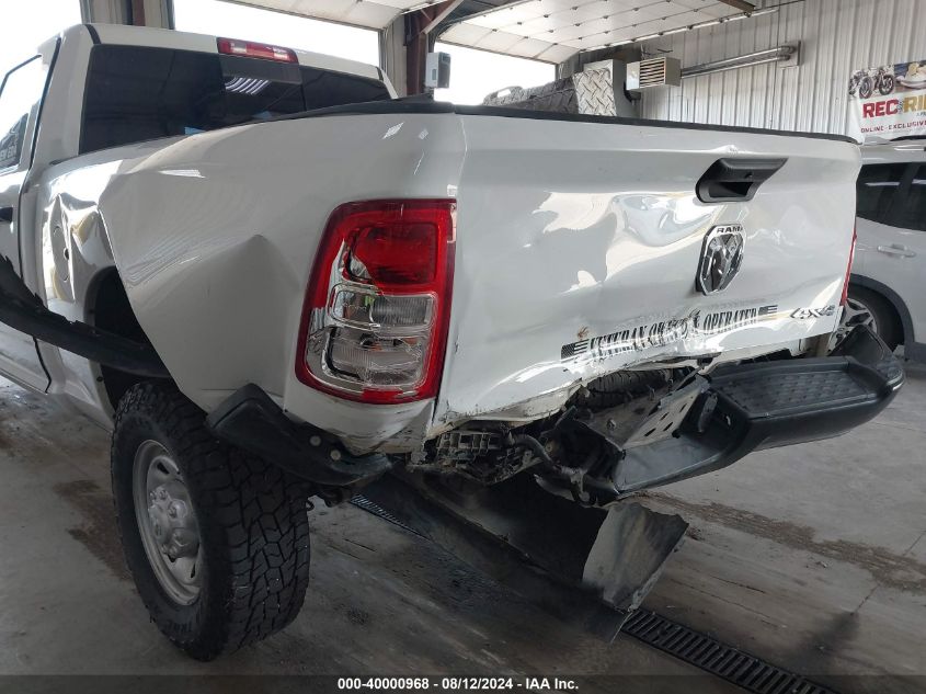 2022 Ram 2500 Tradesman 4X4 6'4 Box VIN: 3C6UR5CL0NG407627 Lot: 40000968