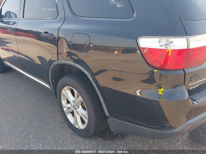 2012 Dodge Durango Sxt VIN: 1C4RDJAG4CC207121 Lot: 40000975