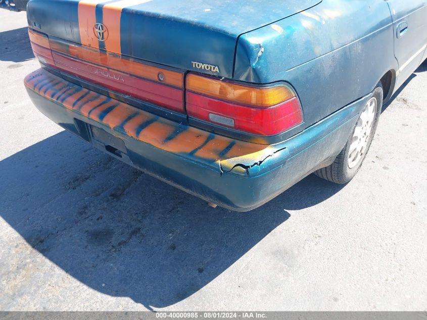 1994 Toyota Corolla Le VIN: 1NXAE00B4RZ151612 Lot: 40000985