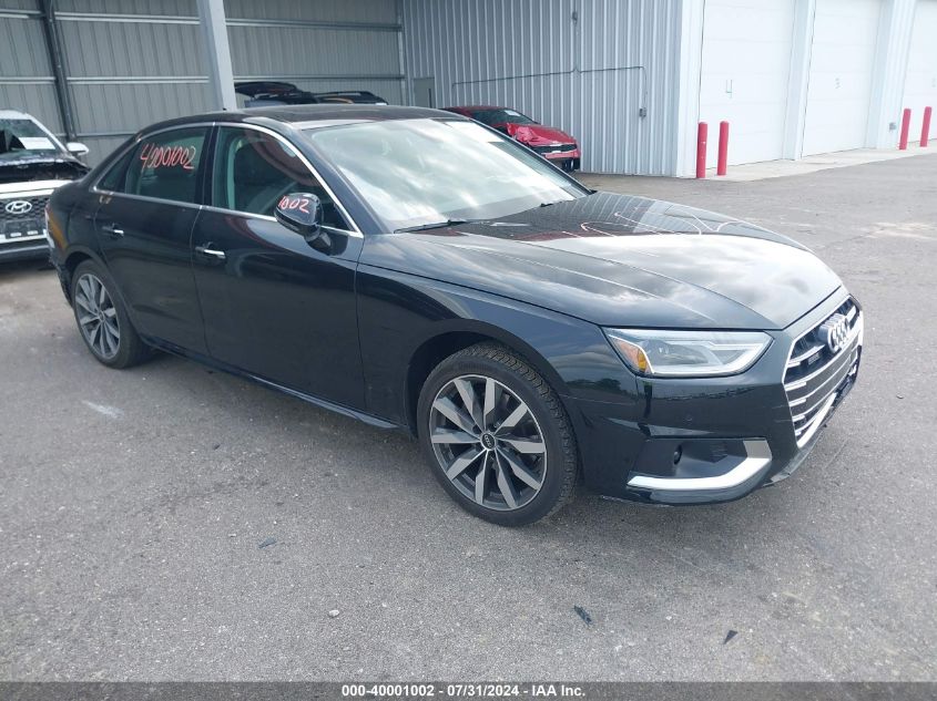 2021 AUDI A4 PREMIUM 40 TFSI QUATTRO S TRONIC - WAUABAF49MN009865