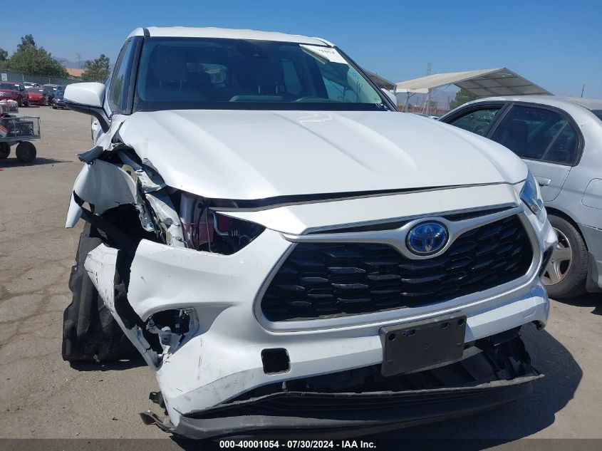 2023 Toyota Highlander Hybrid Le VIN: 5TDZARAH4PS518035 Lot: 40001054
