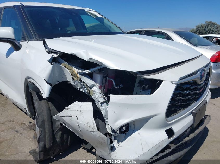 2023 Toyota Highlander Hybrid Le VIN: 5TDZARAH4PS518035 Lot: 40001054