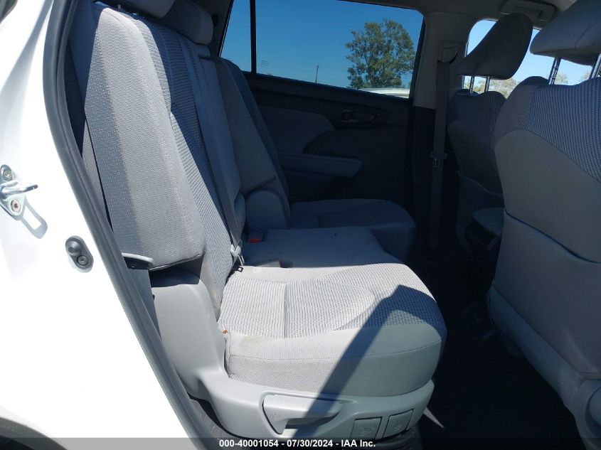 2023 Toyota Highlander Hybrid Le VIN: 5TDZARAH4PS518035 Lot: 40001054