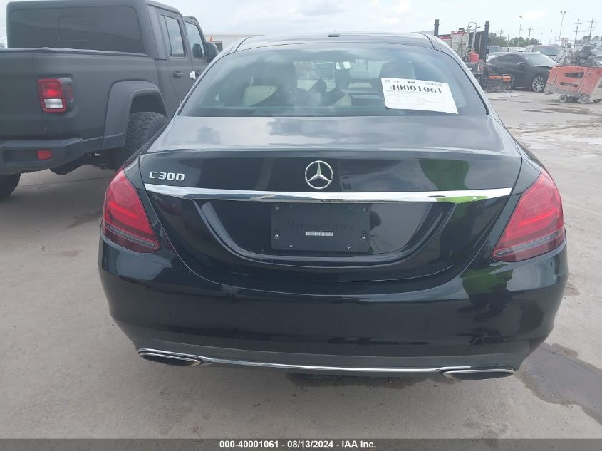 2019 Mercedes-Benz C 300 VIN: 55SWF8DB0KU298782 Lot: 40001061