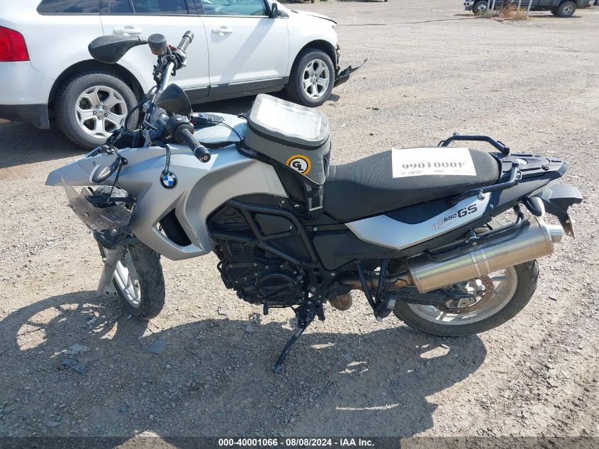 2011 BMW F650 Gs VIN: WB1022803BZW91420 Lot: 40001066