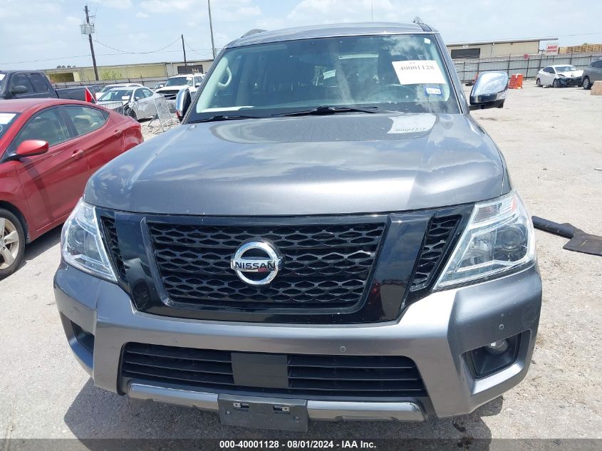 2018 Nissan Armada Sl VIN: JN8AY2NDXJX003487 Lot: 40001128