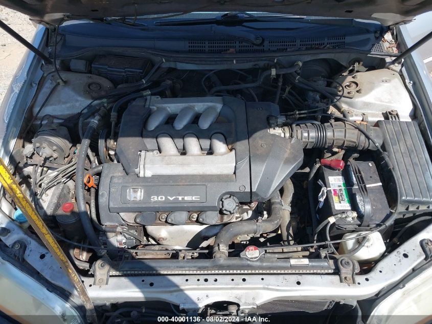 2001 Honda Accord 3.0 Ex VIN: 1HGCG16561A016864 Lot: 40001136