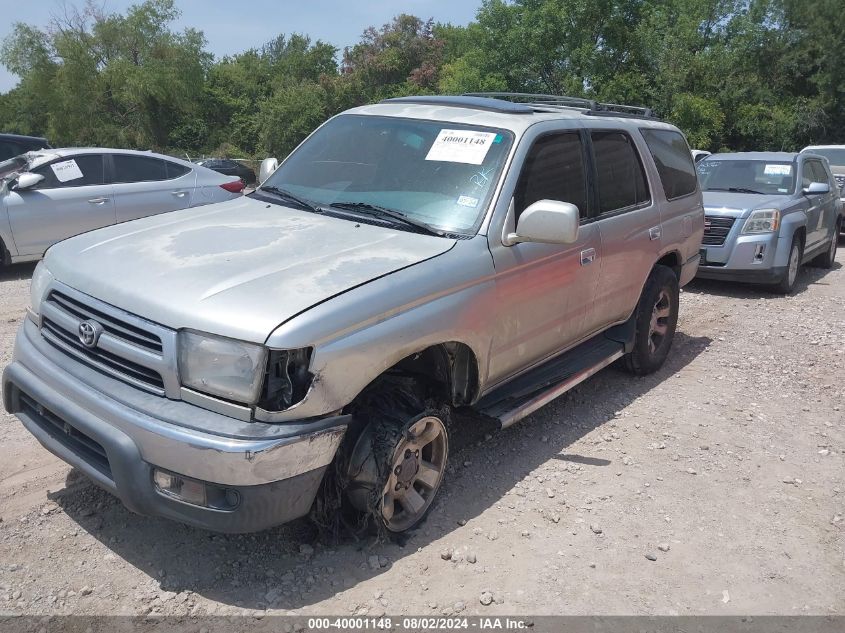 2000 Toyota 4Runner Sr5 VIN: JT3GN86R2Y0151375 Lot: 40001148