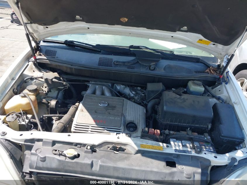 2001 Lexus Rx 300 VIN: JTJGF10U710084869 Lot: 40001198