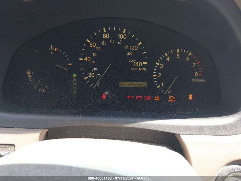 2001 Lexus Rx 300 VIN: JTJGF10U710084869 Lot: 40001198