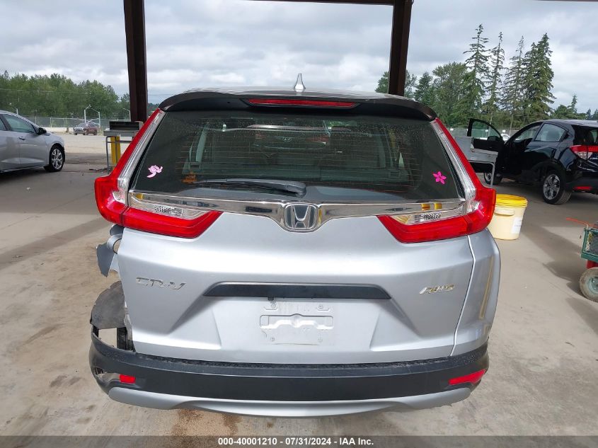 2019 Honda Cr-V Lx VIN: 5J6RW6H38KL006163 Lot: 40001210