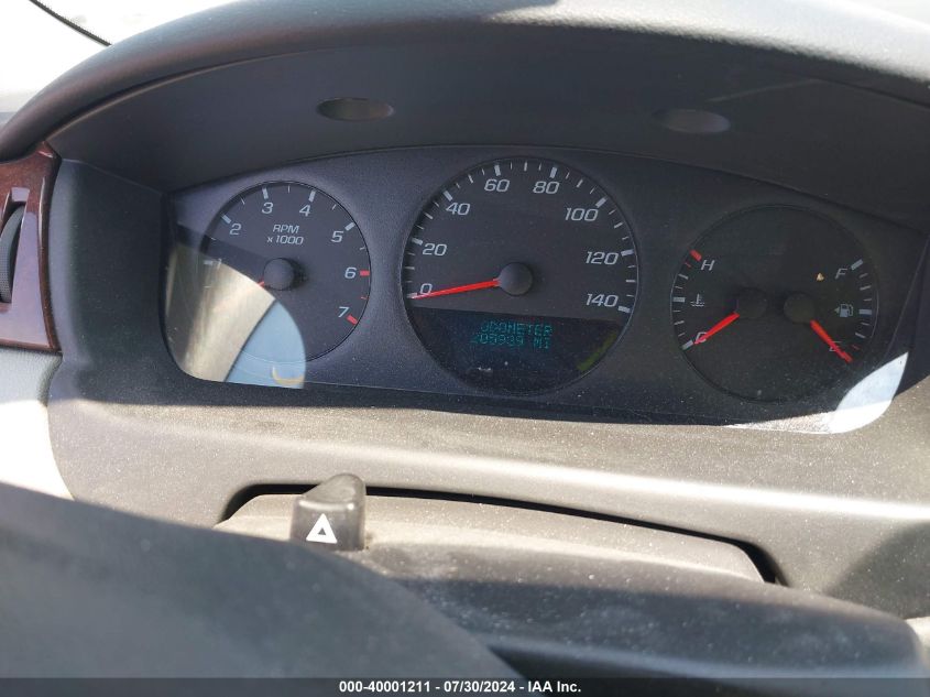 2008 Chevrolet Impala Ls VIN: 2G1WB58K081238141 Lot: 40001211