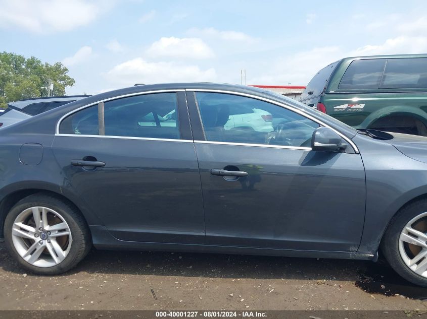 2014 Volvo S60 T5/T5 Platinum/T5 Premier/T5 Premier Plus VIN: YV1612FS7E2298077 Lot: 40001227