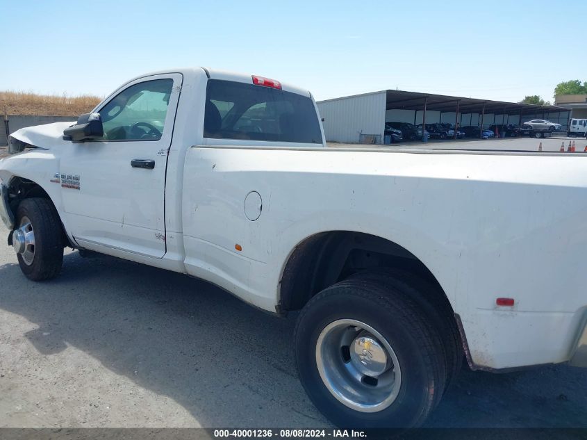 2018 Ram 3500 Tradesman Regular Cab 4X2 8' Box VIN: 3C63RPAL2JG372139 Lot: 40001236
