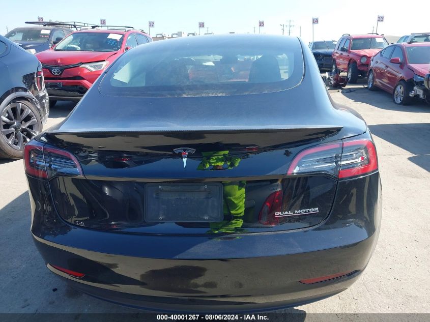 2023 Tesla Model 3 Performance Dual Motor All-Wheel Drive VIN: 5YJ3E1EC7PF509053 Lot: 40001267