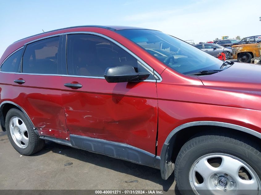 2009 Honda Cr-V Lx VIN: JHLRE48339C004234 Lot: 40001271