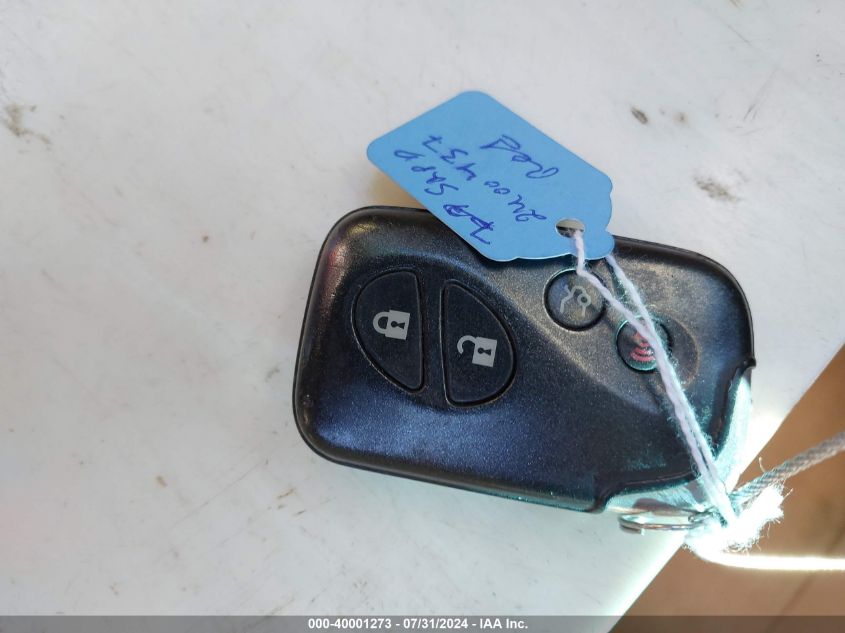 2007 Lexus Es 350 VIN: JTHBJ46G872116478 Lot: 40001273