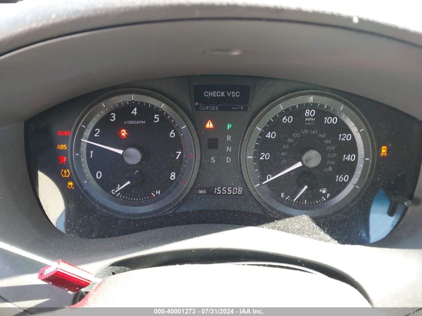 2007 Lexus Es 350 VIN: JTHBJ46G872116478 Lot: 40001273