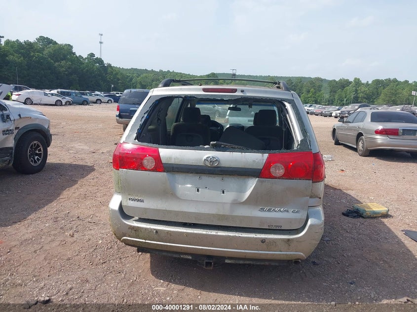 2006 Toyota Sienna Ce VIN: 5TDZA23C56S583919 Lot: 40001291