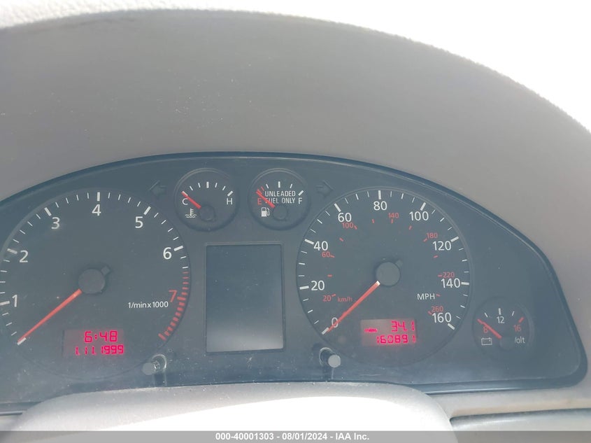 2001 Audi A4 1.8T Avant Quattro VIN: WAUKC68D71A114225 Lot: 40001303