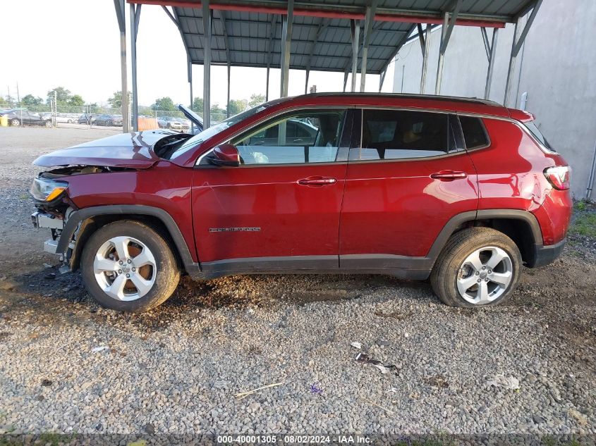 2021 Jeep Compass Latitude 4X4 VIN: 3C4NJDBB8MT516236 Lot: 40001305