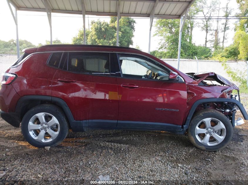 2021 Jeep Compass Latitude 4X4 VIN: 3C4NJDBB8MT516236 Lot: 40001305