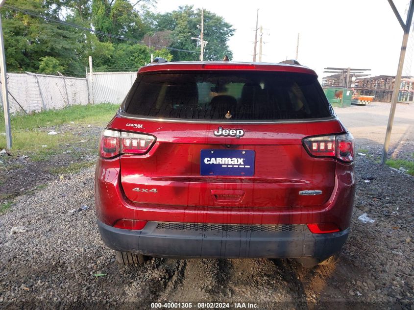 2021 Jeep Compass Latitude 4X4 VIN: 3C4NJDBB8MT516236 Lot: 40001305