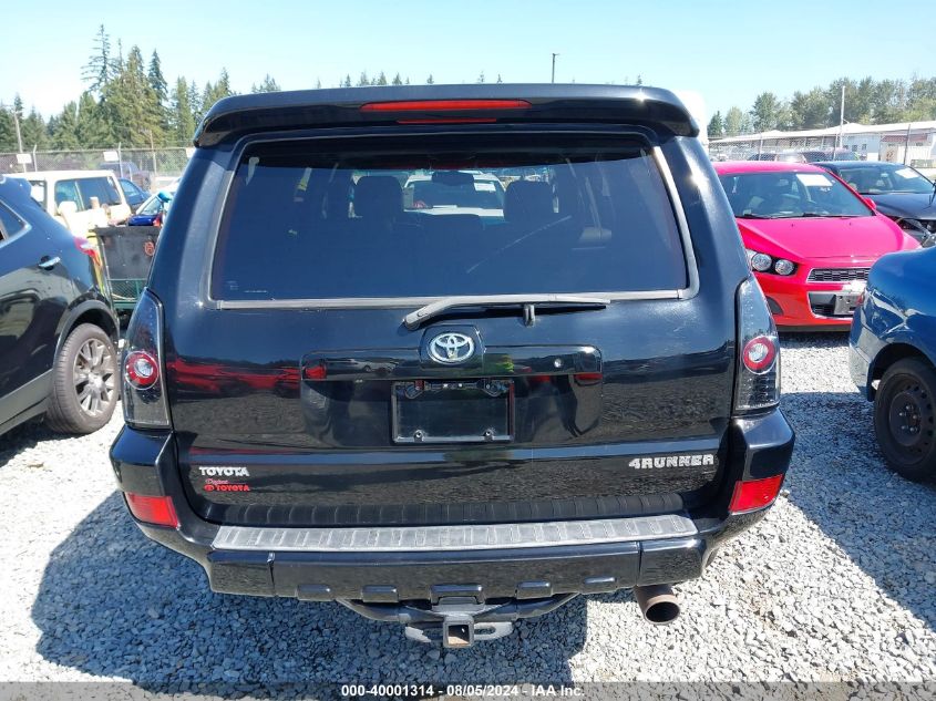 2005 Toyota 4Runner Limited V8 VIN: JTEBT17R450051384 Lot: 40001314