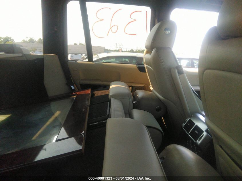 2012 Land Rover Range Rover Hse VIN: SALMF1D41CA389693 Lot: 40001323