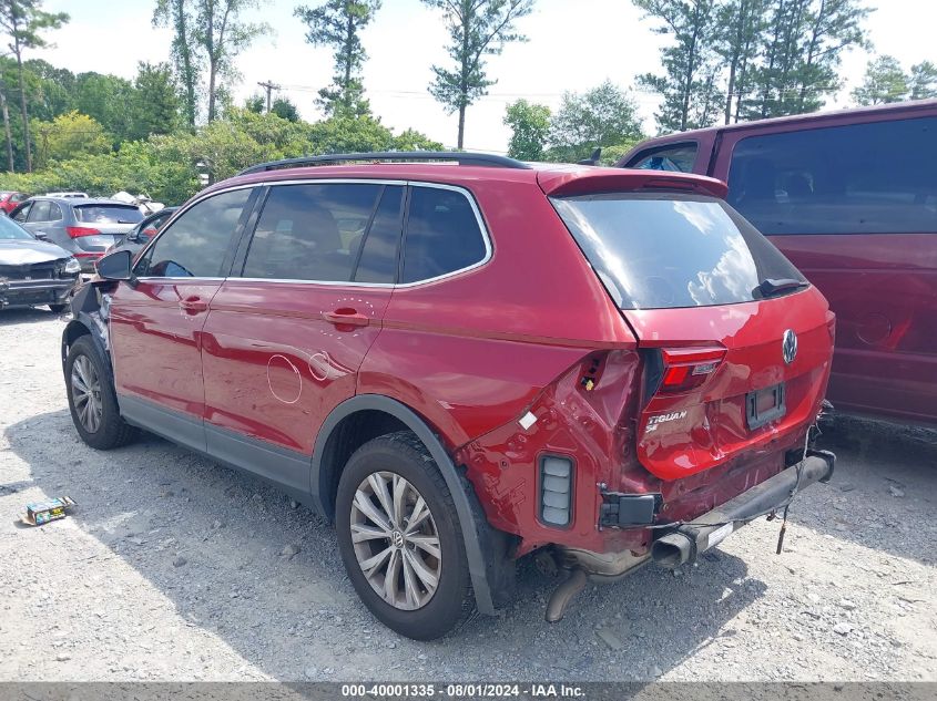 2019 Volkswagen Tiguan 2.0T Se/2.0T Sel/2.0T Sel R-Line/2.0T Sel R-Line Black VIN: 3VV3B7AX5KM060627 Lot: 40001335