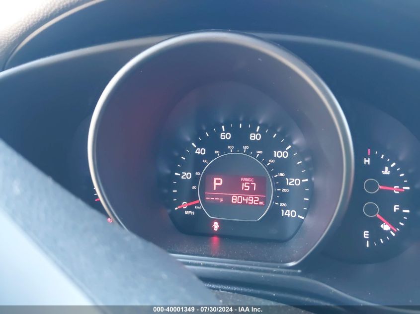 2016 Kia Soul + VIN: KNDJP3A51G7861510 Lot: 40001349