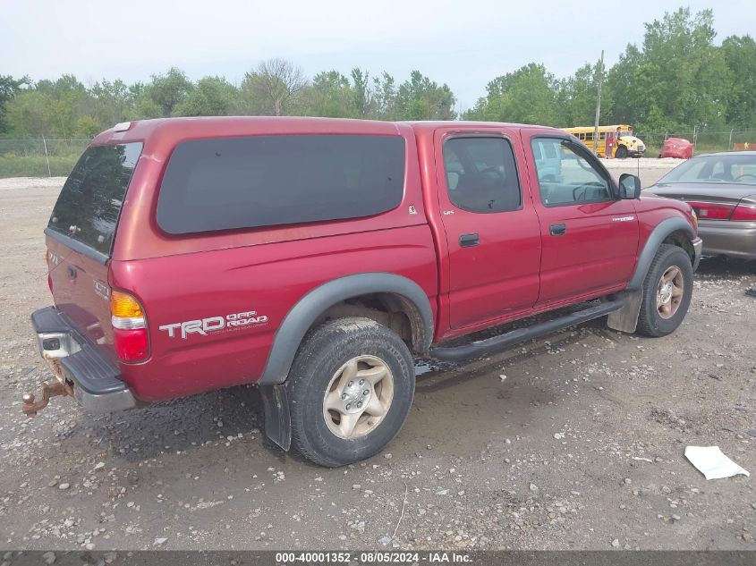 2003 Toyota Tacoma Prerunner V6 VIN: 5TEGN92N83Z258641 Lot: 40001352