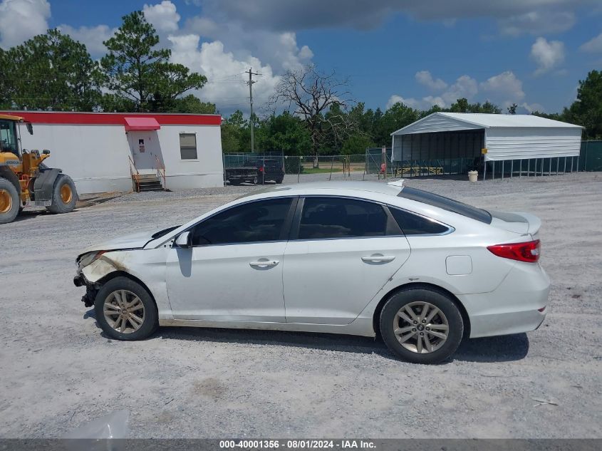 2016 Hyundai Sonata Se VIN: 5NPE24AF0GH373899 Lot: 40001356