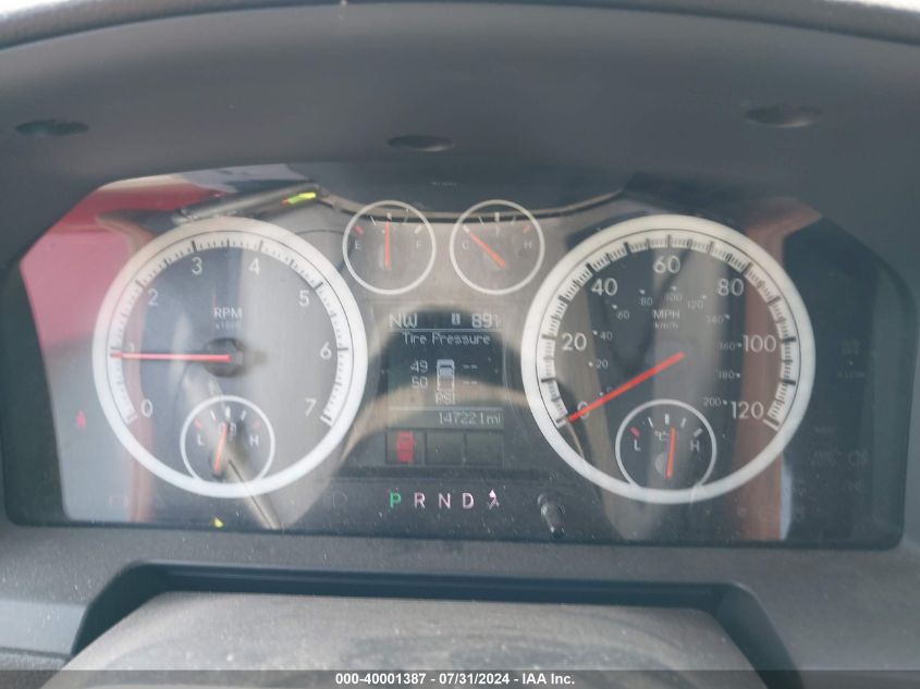 2011 Ram Ram 1500 Laramie VIN: 1D7RV1CT4BS619394 Lot: 40001387